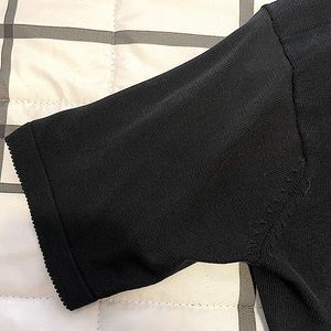 Simple black knit T shirt
